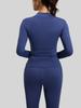 Women's Juyitang Stand-up Collar Yoga Jacket for Running & Cycling - Slimming, Elastic Fitness Top