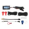 Motorrad Digitalanzeige 4 in 1 Thermometer Öl Motor Temperatur Spannungsmesser Zeitanzeige mit 14mm Zündkerze