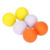 6Pcs Golf Balls Set 3 Colors Textured Surface Balls and PU Storage Pouch Golf Equipment Kit for Golf Enthusiast Training