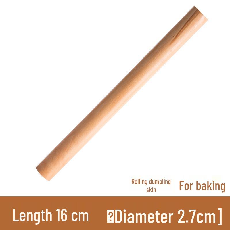 Скалка из массива бука для пельменей и выпечки Imported Grade A Beech