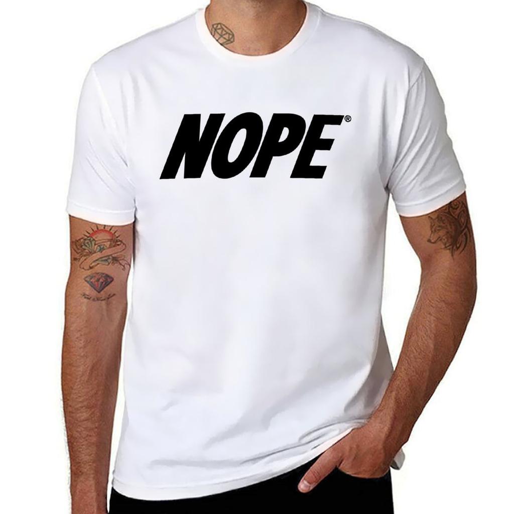 Nope Tshirt Art Pattern Printed Casual Top Tshirt