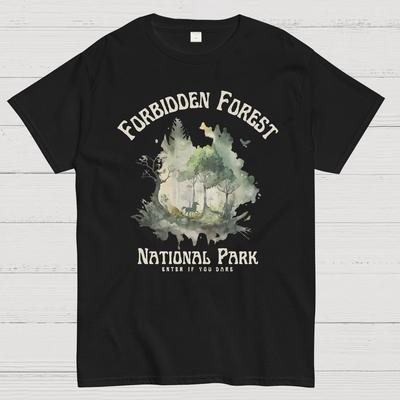 Forbidden Forest National Park 100% Cotton Summer Casual Cool Loose T-Shirt