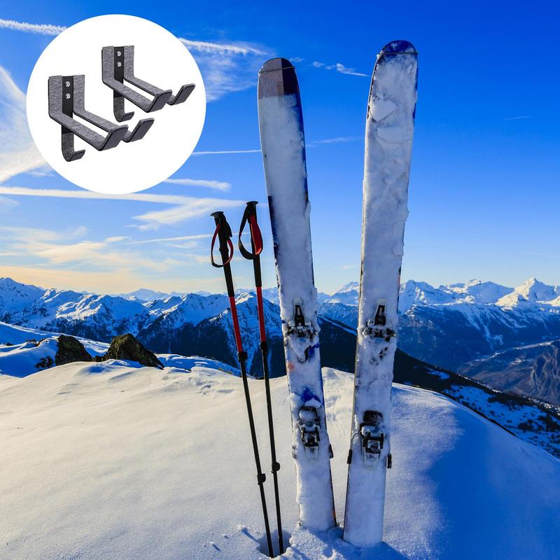 1 Pair Wall Mounted Surfboard Rack Snowboard Rack Hanger Wall Mounted Storage Rack For Skateboard Snowboard Surfboard