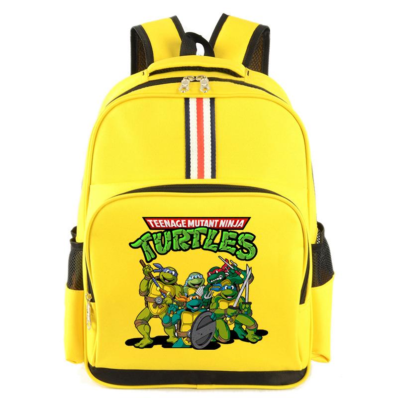 Hot Sale Teenage Mutant Ninja Turtles Cartoon Printed Backpack Elementary and Secondary School Students Outdoor Leisure Large Capacity