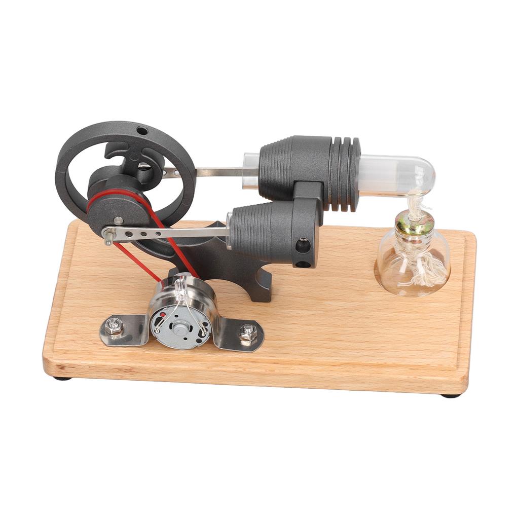 Stirling Engine Motor Model Scientific Physical Thermal Machine Educational Toy for Kids