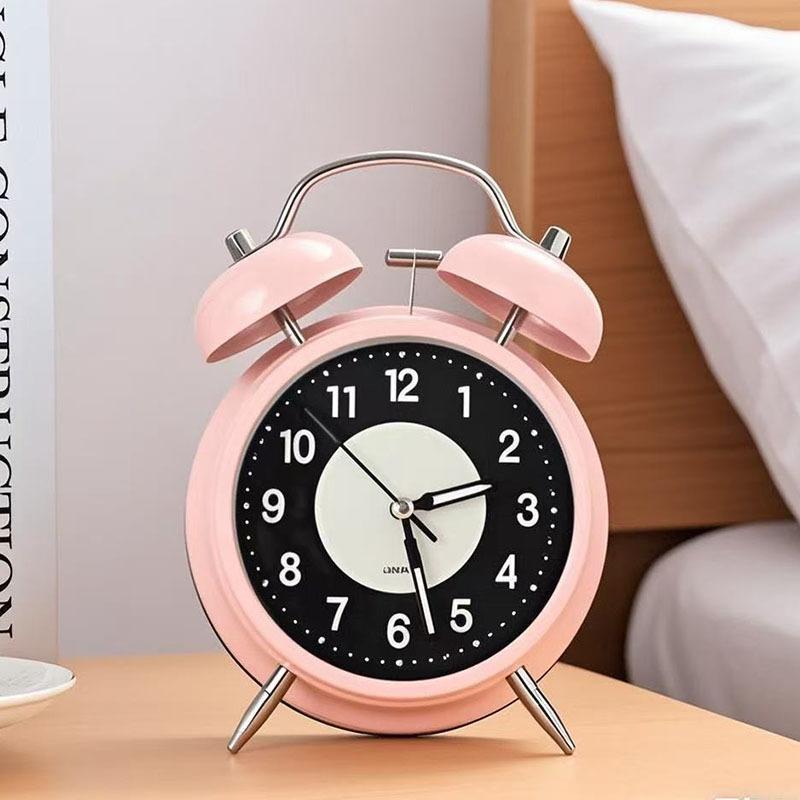 

The Luminous Small Alarm Clock Silent Bedside Night Light Powerful Wake Up Tool New Alarm Clock 4 inches