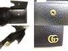 Authentic GUCCI GG Marmont Black Leather Bifold Wallet Compact Wallet #9586  Refurbished