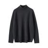 Necked Cashmere Sweater Women Autumn Winter Slit Lazy Sweater Soft