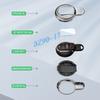 Metal Carbon Fiber Car Key Fob Case Cover Keychain For Mini Cooper S One Countryman Clubman F54 F55 F56 F57 F60 -