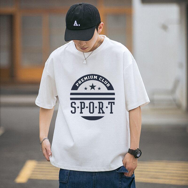 

Летняя модная одежда с коротким рукавом, мужская футболка, футболка с коротким рукавом, мужской свободный топ из чистого хлопка 5XL