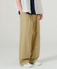 WV PROJECT Gabardine Cotton Elastic Waist Pants Beige Mjlp7786