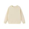 Modisches 330g Oversized Casual Herren American Streetwear Einfarbig Rundhals Sweatshirt - Herren Herbst Winter Basic Sweatshirt