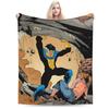 Invincible omniman amazing hero anime Blankets Super Soft Velvet Novelty Gift Throw Blanket Plush Thin Quilt