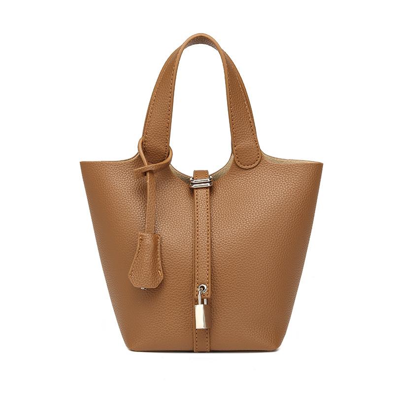 Bucket Bag, Niche Vegetable Basket, Women's Bag, High-end Small Handbag, Fashionable Commuting Crossbody Bag, Textured Bag