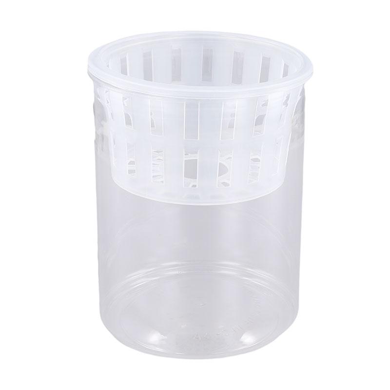 1PC Vase Home Decoration Planter Pot Fish Tank Plastic Mini Hydroponic Flower Pot Self Watering Hydroponic Vase Transparent