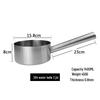 Stainless Steel Flat Bottom Kitchen Water Ladle and Soup/Milk Pot Combo.