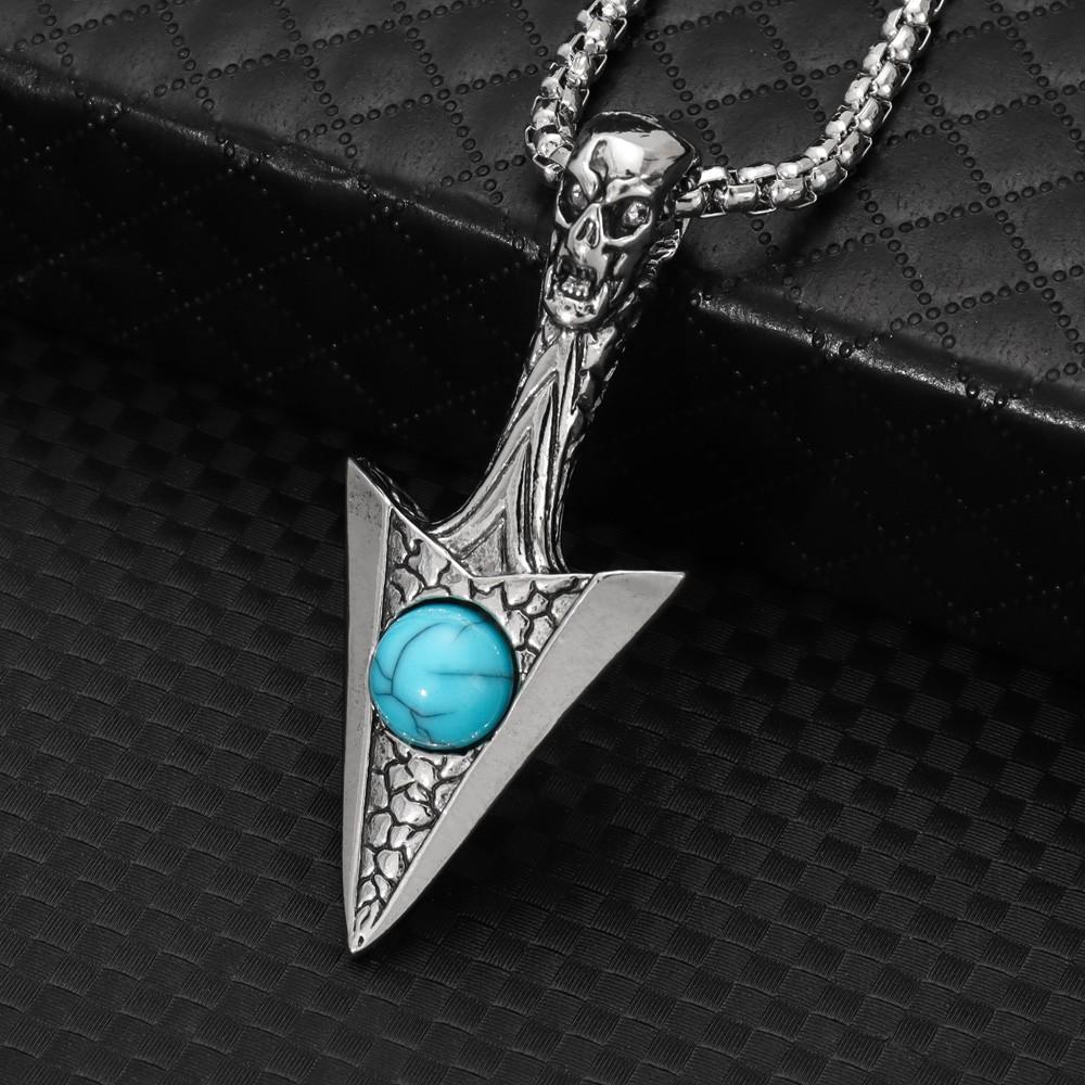 Trendy Arrow Skull Men's Accessories Pendant Necklace