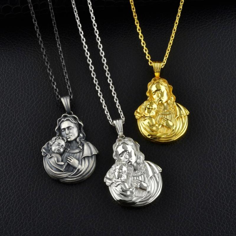 Jesus Family Pendant Christian Pendant 