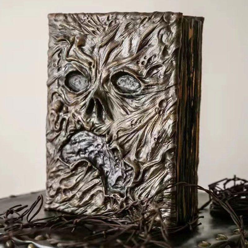 New Necronomicon Dark Magic Book Demon Evil Dead Summon Book Altar Ceremony Prop Book Collection Living Room Desktop Decoration