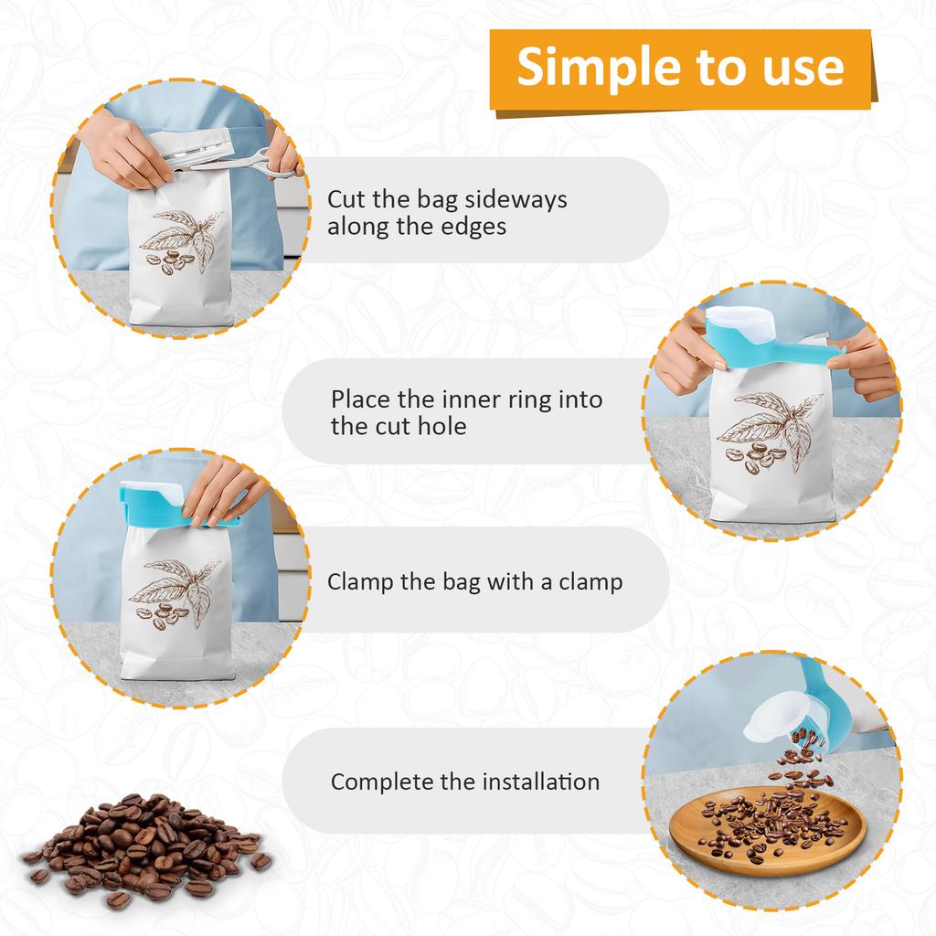 Beutelclips für Lebensmittel, Lebensmittelaufbewahrung, Verschlussclips mit Ausgießer, Clips für Chipsbeutel in der Küche, Plastikverschluss-Verschlussclip, Küchenaufbewahrung