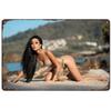 Sexy Girl Poster On the Wall, Metal Plaque