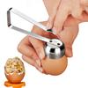 304 Stainless Steel Egg Shell Opener Cutter Cracker Separator for Removing Raw Soft or Hard Boiled Eggs