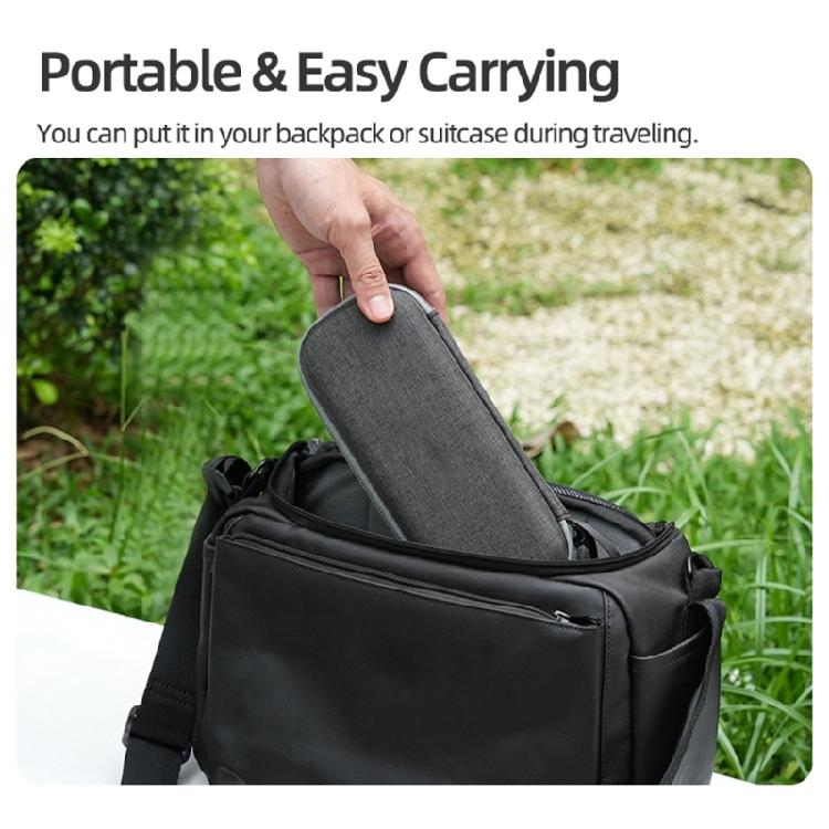 Daily Gear Case for Action Camera Accessories with Hard Shell Storage, Soft Lining and Hand Cord Carry for Luggage