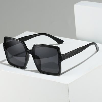 Fashion Oversized Square Sunglasse Women Men Retro Classical Large Frame Brand Sun Glasses Vintage Travel Man Lady Glasses Uv400