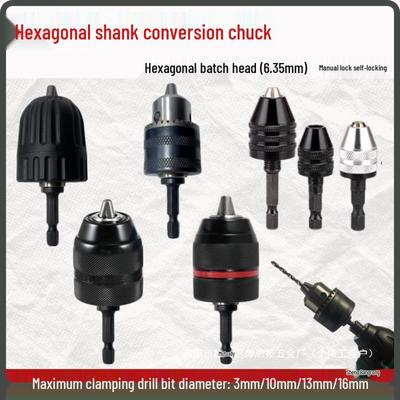 Hex Shank Drill Chuck Converter for Electric & Pneumatic Tools