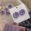 Silver Needle Retro Earrings Korean Stud Earrings Are Small, Exquisite, Simple and Versatile Earrings Dongdaemun Ins Cold Wind