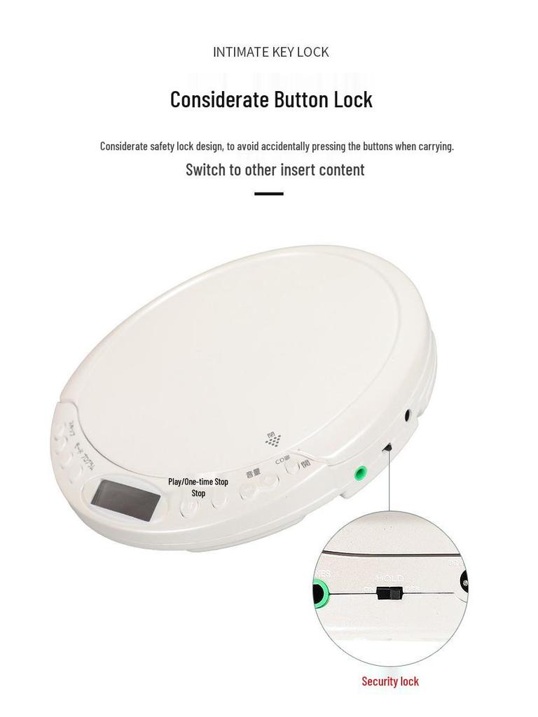 Bluetooth Portable CD Player & Prenatal Smart Learning Device