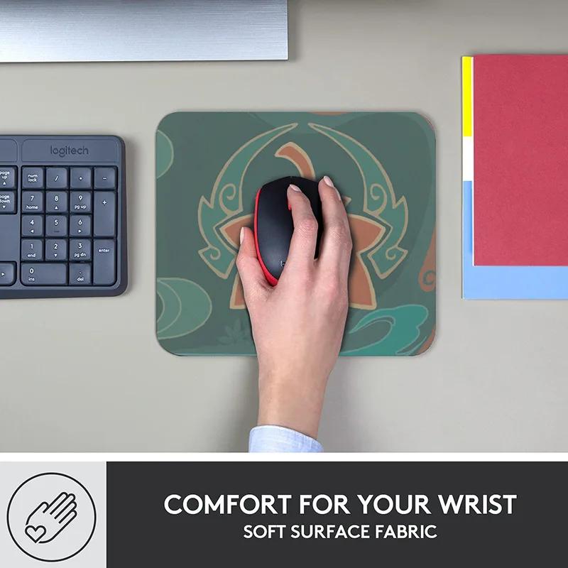 Mouse Pads Computer Pad Mousepad Cute Kawaii Gaming Accessories Carpet Gamer Varmilo Anime Genshin Impact Table Mat Desk Small