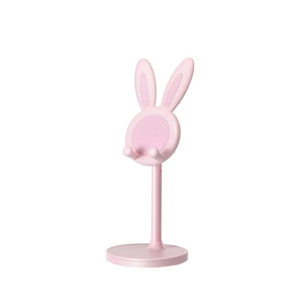 Adjustable Telescopic Lifting Phone Holder Rabbit Desktop Mobile Phone Bracket  Live Broadcast