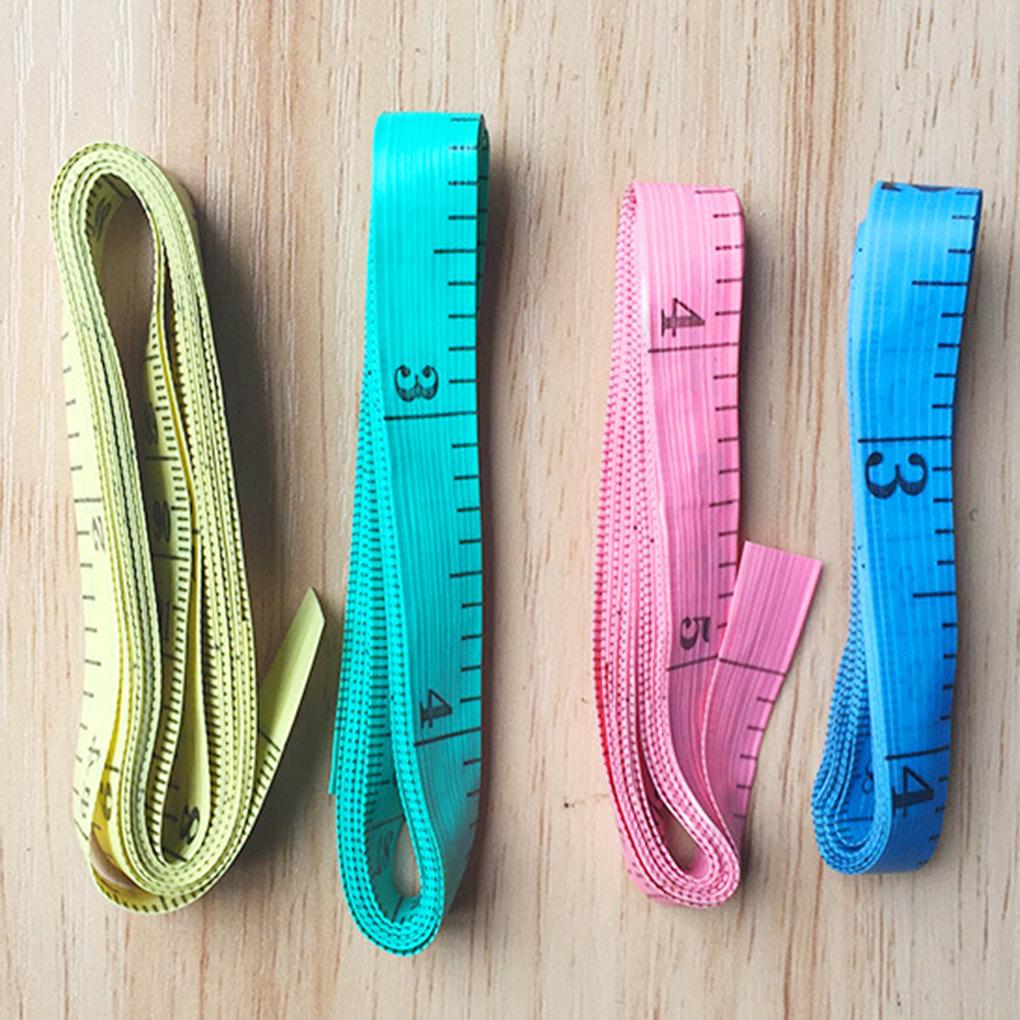 3pcs 150cm/60inch Soft Rulers Measuring Tape Man-carried Sewing Tailor Accessories Wear-resistant Plastic Measurement Tool