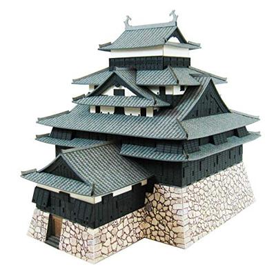 Sankei Miniature Art Kit Famous Castle Series 1/300 National Treasure Matsue Castle Papercraft MK04-06