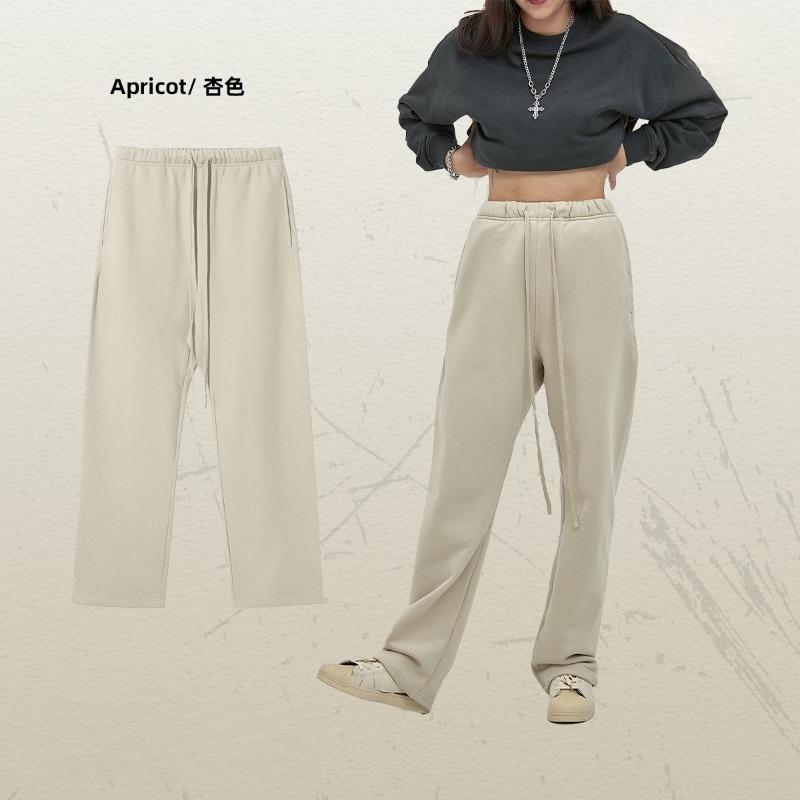 EastRogue New Streetwear Brand SMIROON Loose Fit Wide-leg Pants with Drawstring Casual Straight-leg Trousers