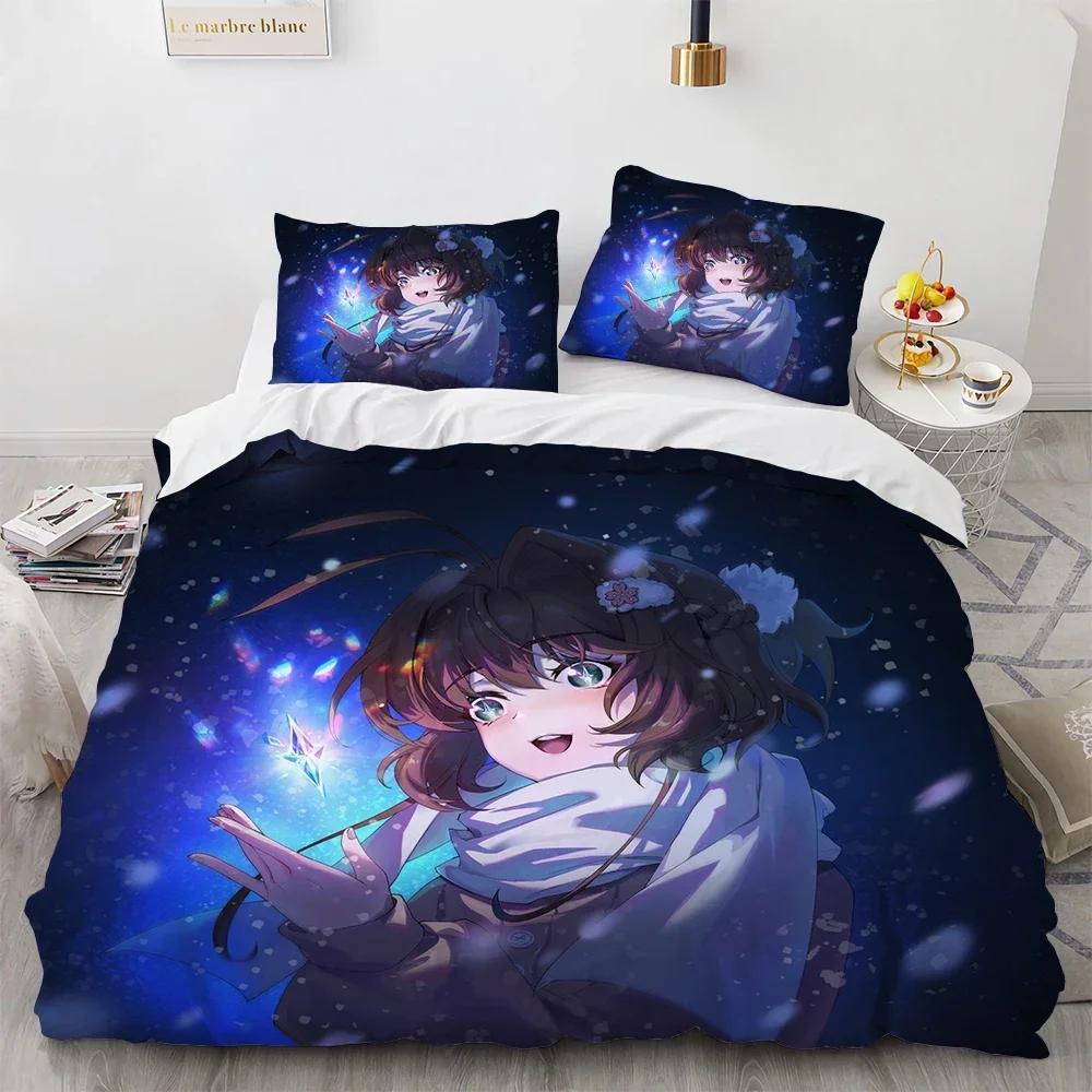 Anime Cardcaptor Sakura Bedding Set Duvet Cover Bedroom Comforter Covers Single Twin King Size Quilt Cover Home Textile 2/3PCS