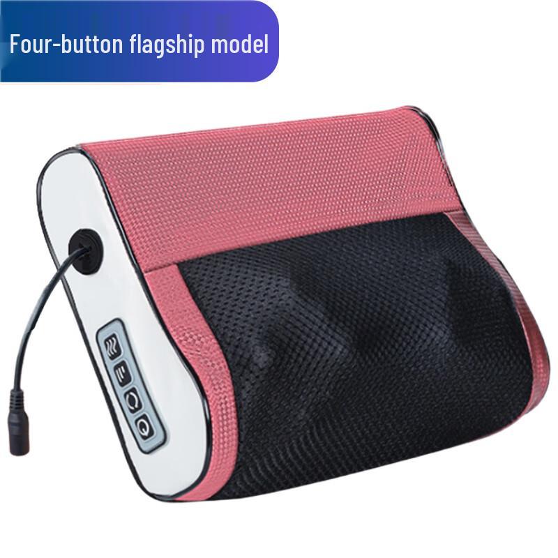 Heated Electric Neck and Back Massage Pillow