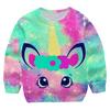 2025 New 3D Pink Unicorn Fall Winter Casual Hoodie Hot Unicorn Hoodie Girls Girls Children's Hoodie Children's Fashion Clothes