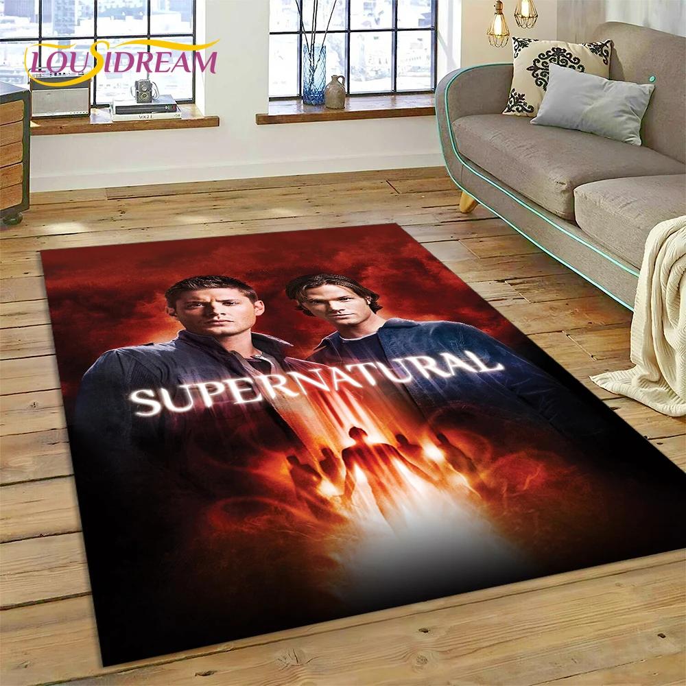 

SPN Последний Сверхъестественное Дин Сэм 3D Ковер для Гостиной Спальни Домашний Декор, Нескользящий Коврик для Пола Декорация для Дивана Придверный Коврик 40x60cm