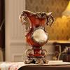 European Resin Vintage Vase Fake Flower Arrangement Ornaments Home Room Desktop Accessories Crafts Coffee Table Decoration Items