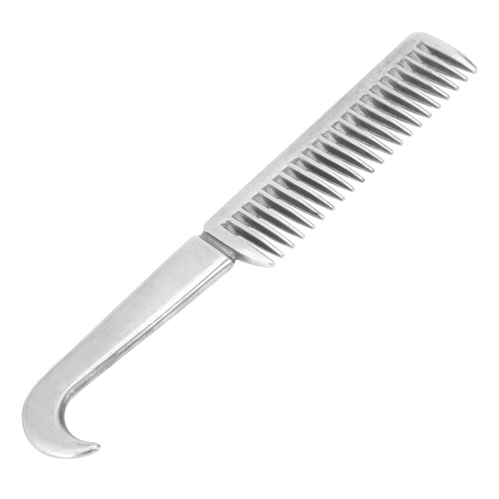 Aluminum Alloy Horse Comb Mane Tail Pulling Comb Metal Horse Grooming Tool 6.5IN / 3.9IN / 3.5IN / 3.2IN