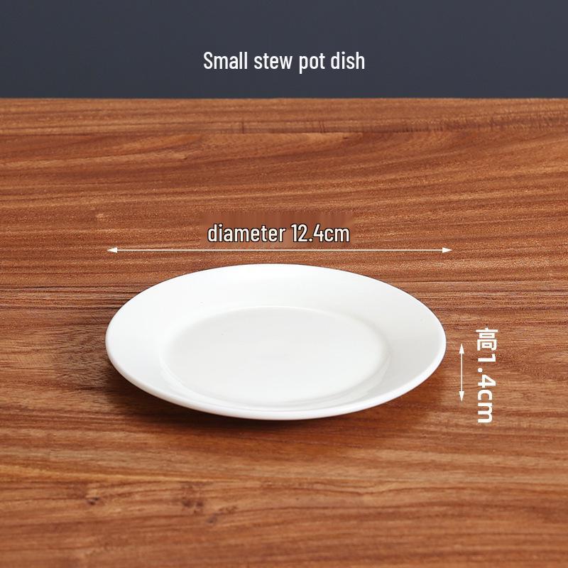 White Magnesia Porcelain Soup Pot with Lid – Ideal for Steaming Eggs and Stewing Bird's Nest In Restaurants and Hotels.