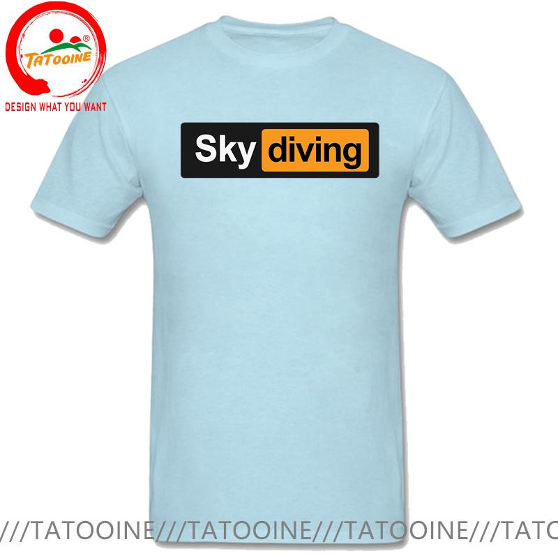 Funny Sky Diving Tshirt Skydiving T Shirt Unisex Sky Diver Diving Tee Shirt Oversized S6xl Tshirt Risky Extreme Sports Clothing
