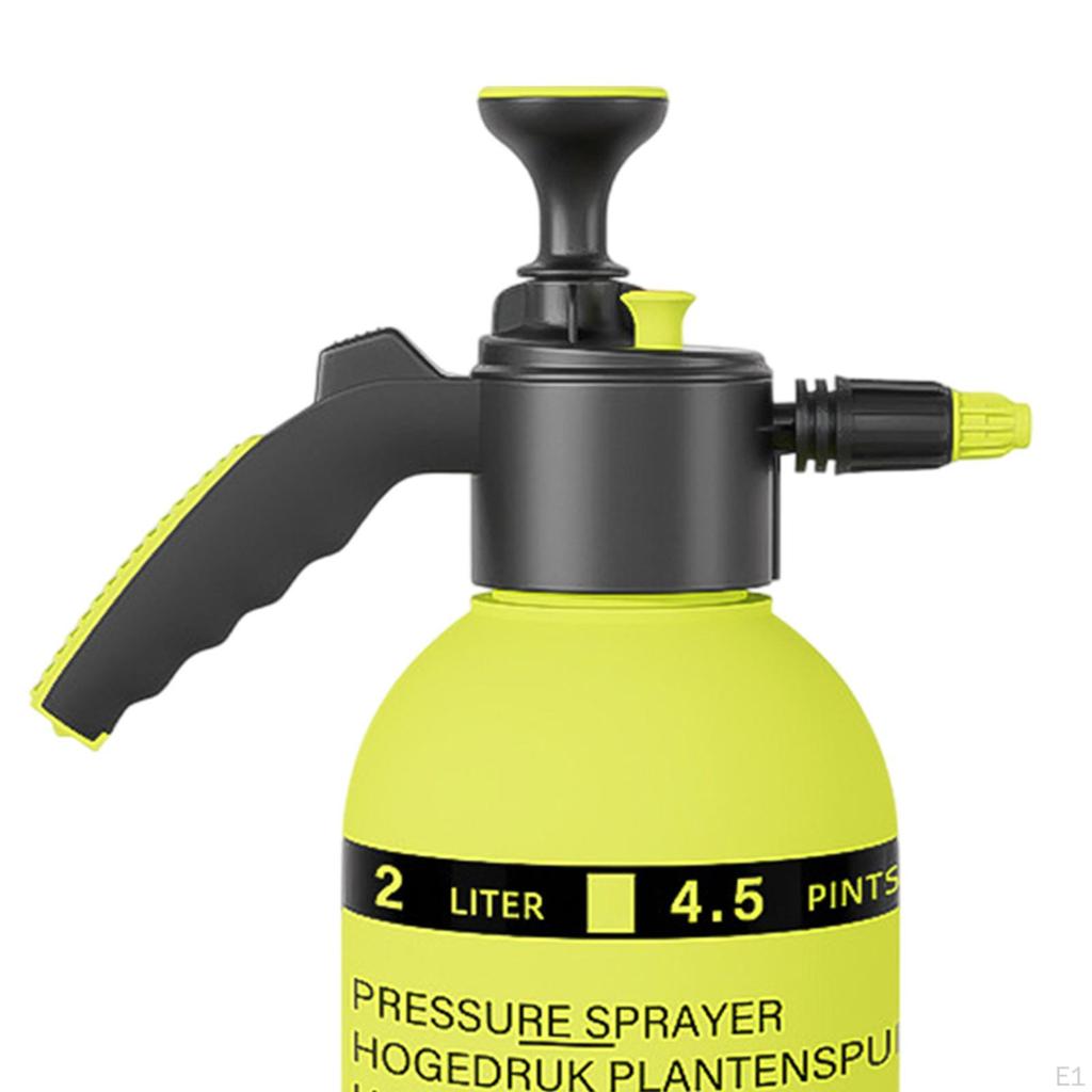 Garden Pump Sprayer, Manual Plant Mister, Lightweight, Handheld, Versatile 2L Plants Watering Can