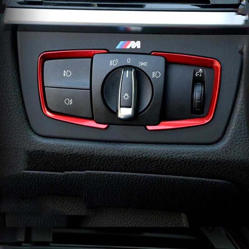 2x ABS Headlight Frame Trim Adjustment Sticker For F30 F31 F32 F34 3