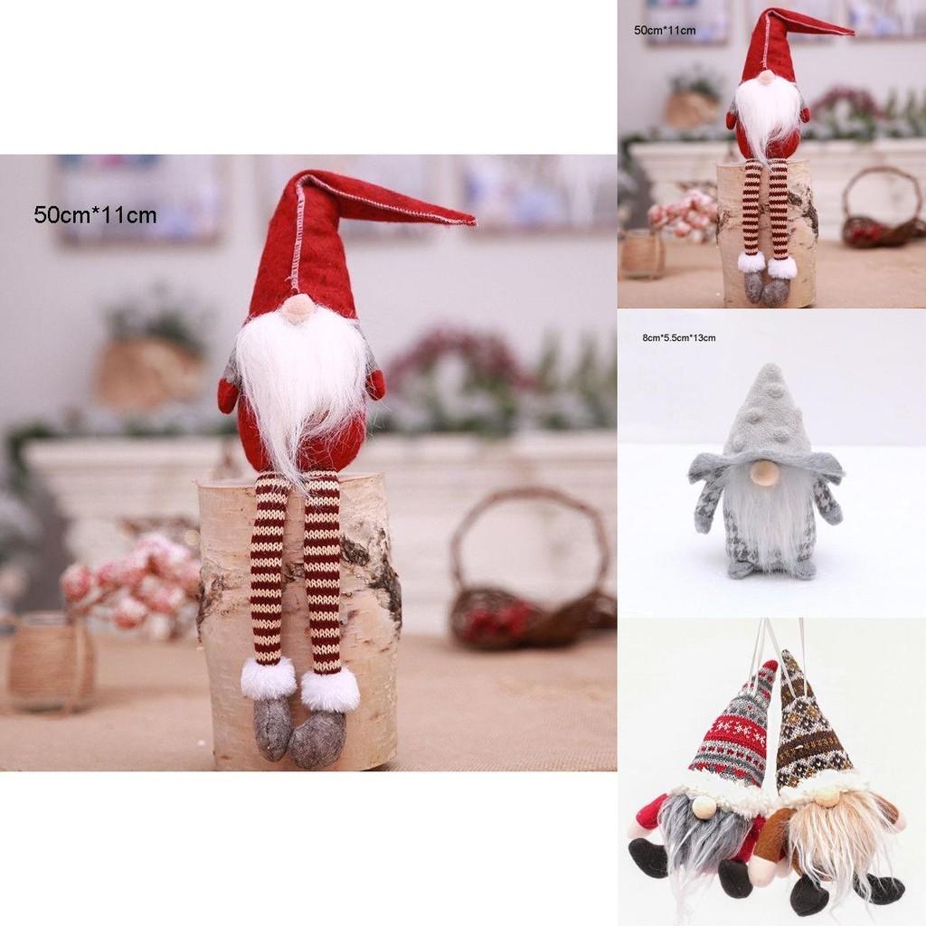 Charming Faceless Doll Christmas Decorations For Delightful Home Ornamentation