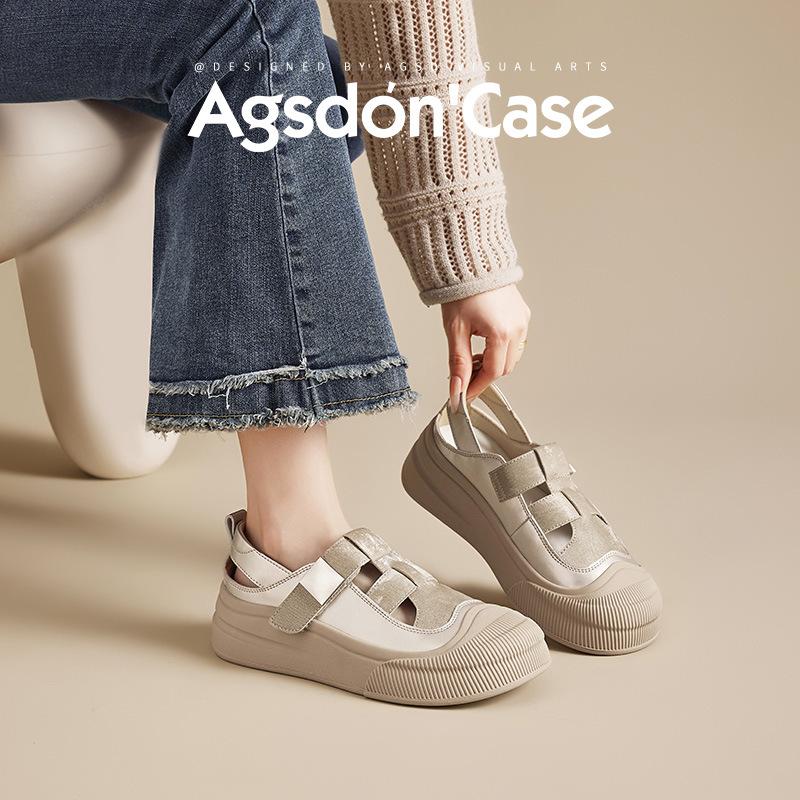 Augustine sports sandals women's 2025 new summer outdoor leisure platform beach shoes retro Roman sandals