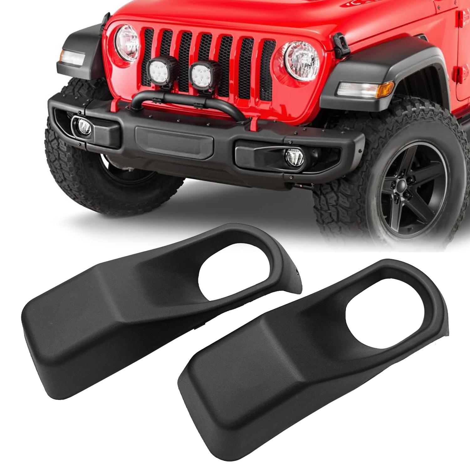 

Накладка на противотуманную фару переднего бампера, защитная накладка для Jeep Wrangler JL 10th Anniversary 2018-2025, аксессуары