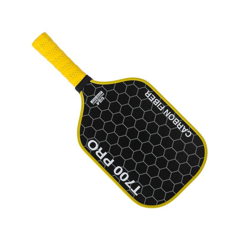 Professional Carbon Fiber Pickleball Paddle With Matte Finish T700 Weave 16mm Core Tournament Training